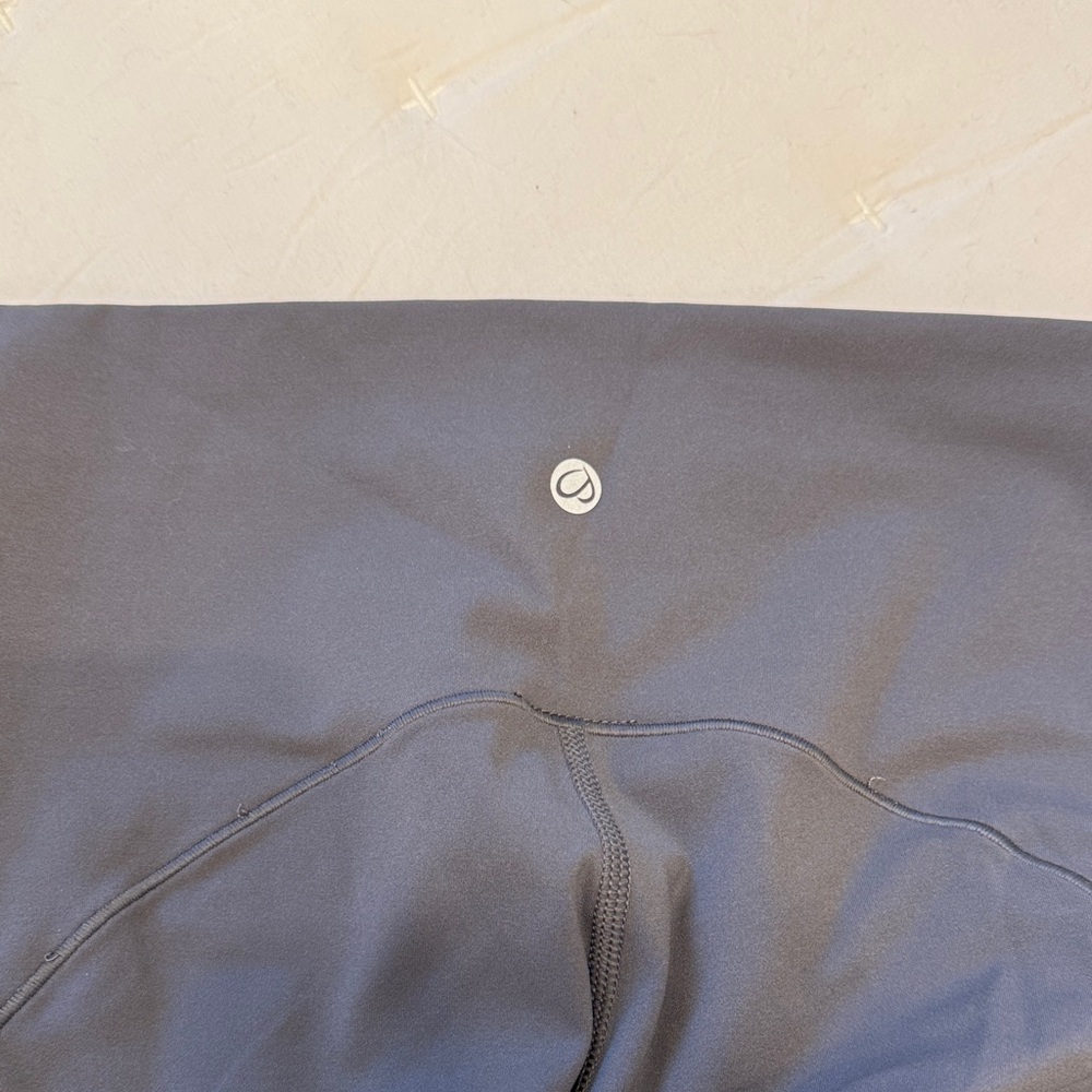 Lot CRZ Yoga  2 Gray 1 Black Leggings with Light Gray boat neck prima cotton top - Picture 6 of 6
